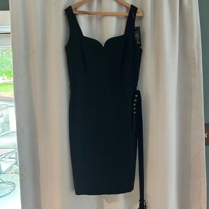 White House Black Market Black Sheath Mini Dress